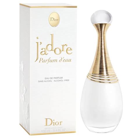 dior j'adore parfum d'eau alcohol free